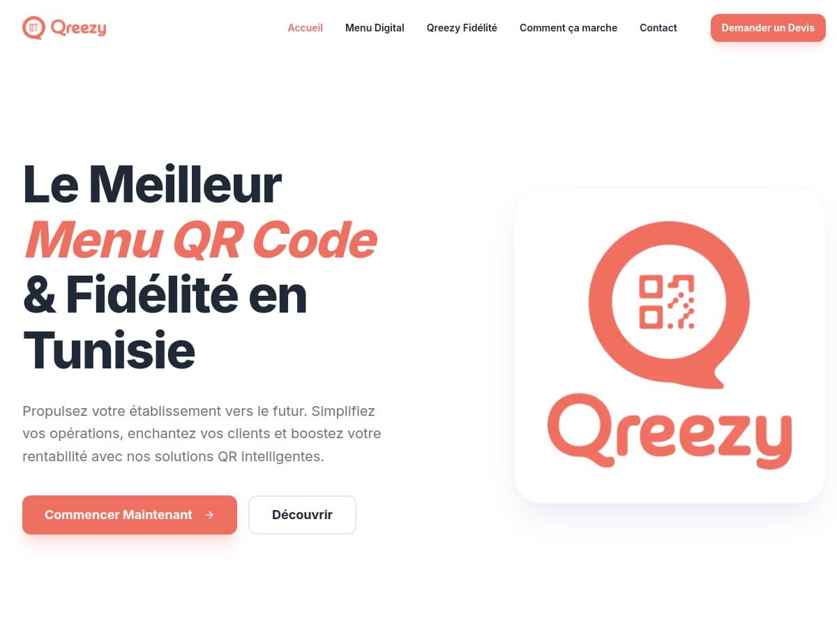 Qreezy Project Preview